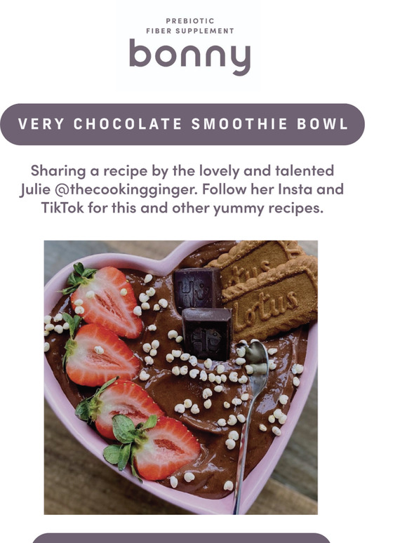 Very Chocolate Smoothie Bowl Recipe