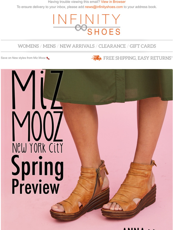 Save on New styles from Miz Mooz