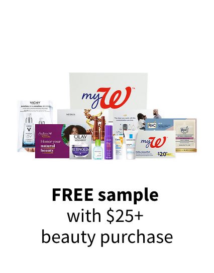 FREE sample with $25+ beauty sample