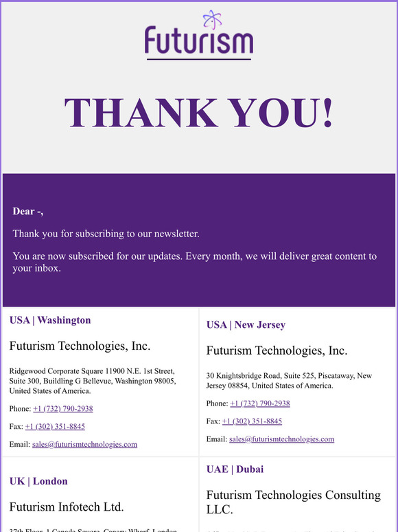 Auto Responder from Futurism Technologies