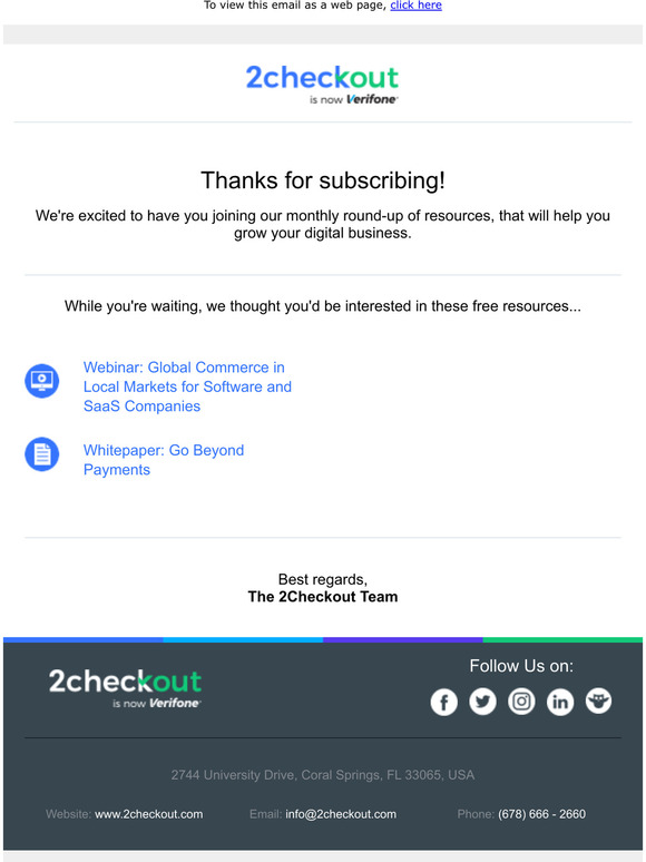 Thanks for subscribing! Let's get started with some free resources
