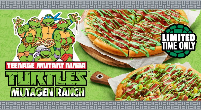 Pizza Hut now has Mutagen Ranch for their latest Ninja Turtles promo