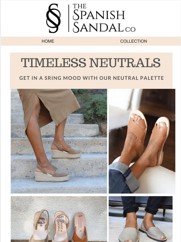 THe Spanish Sandal Company Your everyday neutrals Milled