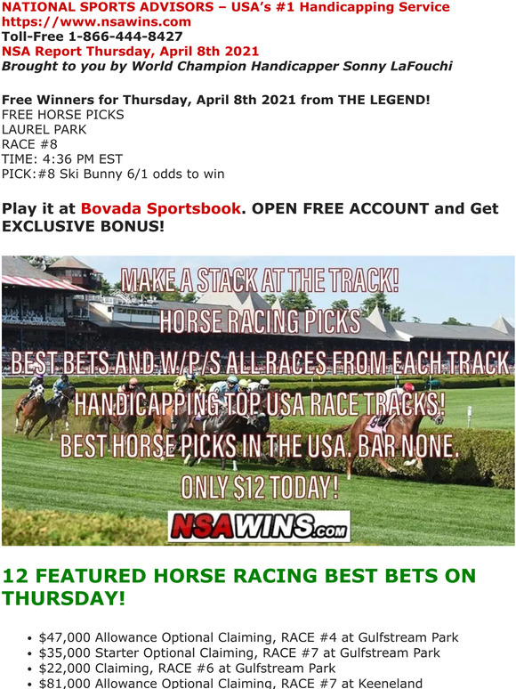 Gameday Network Horse Racing Picks Today Gulfstream Park Keeneland Aqueduct Oaklawn Milled