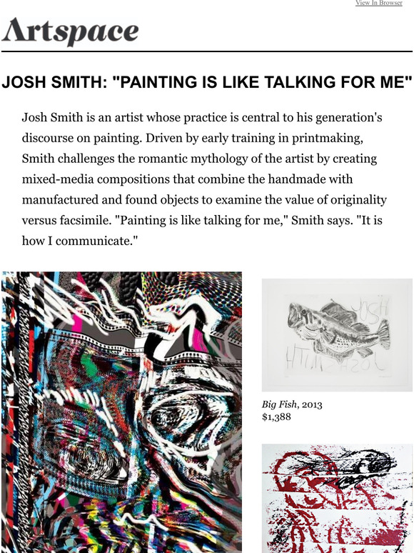 Josh Smith — artspeak new york - Your ultimate destination for contemporary  New York art