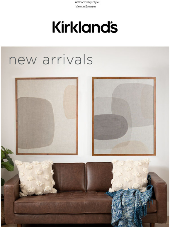 Kirkland's Home *NEW* Arrivals Picked For You Save 25 OFF Milled