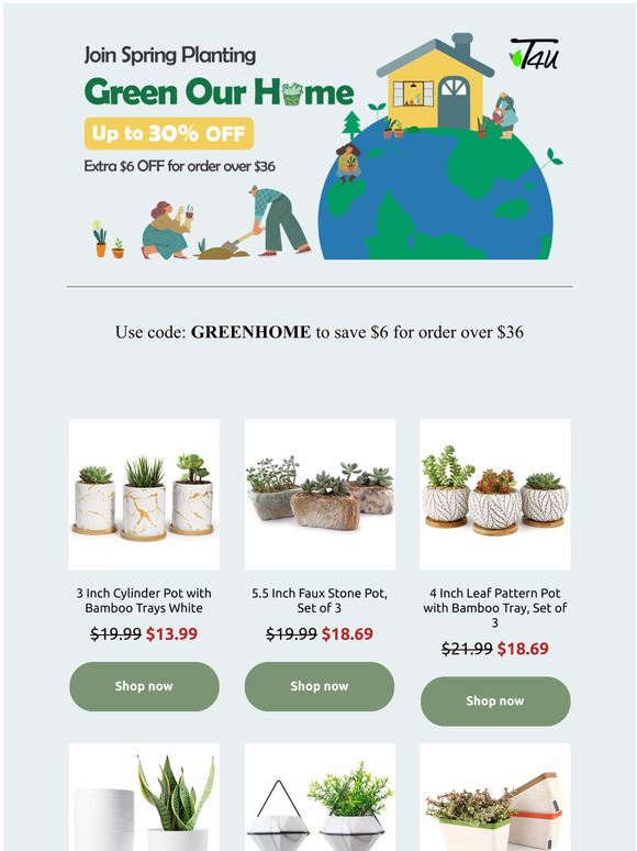 Join Spring Planting, Green Our Home