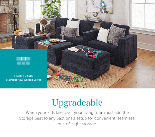 LoveSac Washable, rearrangeable, and endlessly adaptable. Milled