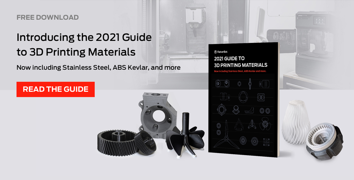 Makerbot: Introducing the 2021 Guide to 3D Printing Materials | Milled