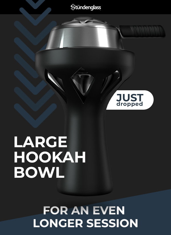 Studenglass (US): Discover our brand-new Large Hookah Bowl