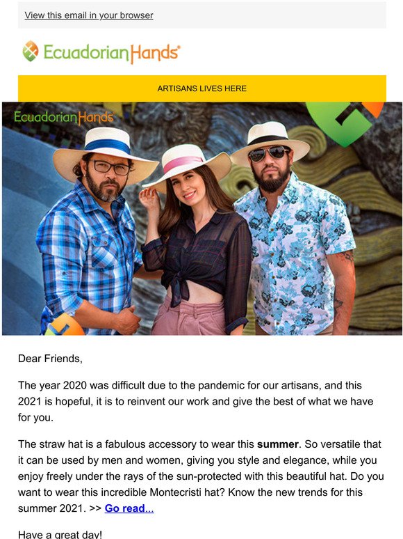 PanamaHats | Fashion trends spring-summer 2021