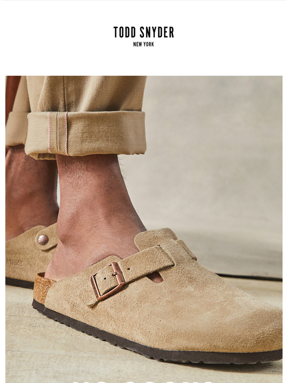 todd snyder birkenstock