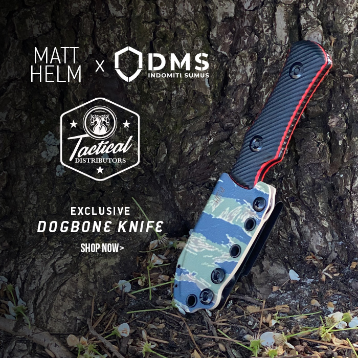 Tactical Distributors TD Exclusive! Matt Helm x DMS x TD Dogbone Knife