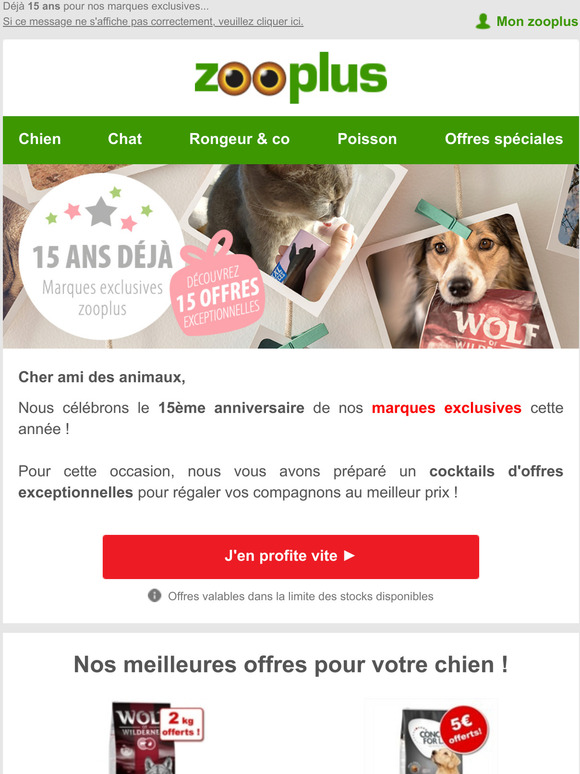 Zooplus Be 100 Zoopoints Offerts Pour Fter L Arrive Du Printemps Milled