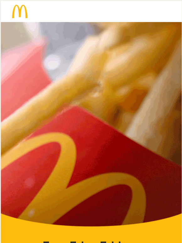 McDonald's Friday or Fryday? Either way, here's Free Fries Milled