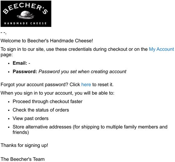 Welcome to Beecher's Handmade Cheese