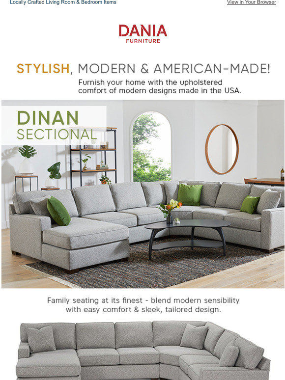 Dania Furniture Shop USA Made Milled