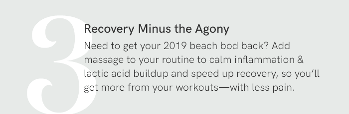 Recovery Minus the Agony - 