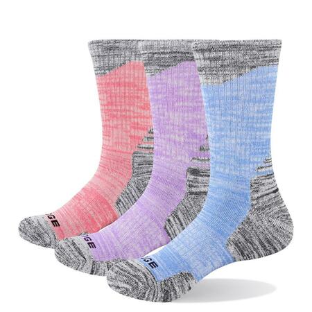 3 Pairs Yuedge Womens Medium Hiking Crew Socks
