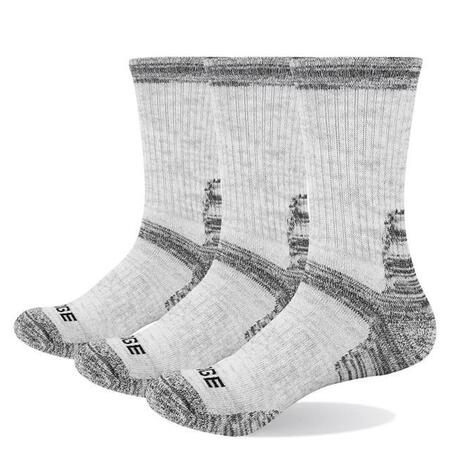3 Pairs Yuedge Women&#39;s Medium Performance Hiking Crew Socks