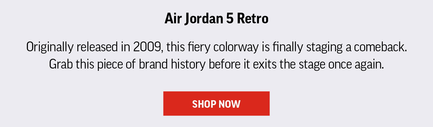 The Drop: Nike Air Jordan 5 Retro