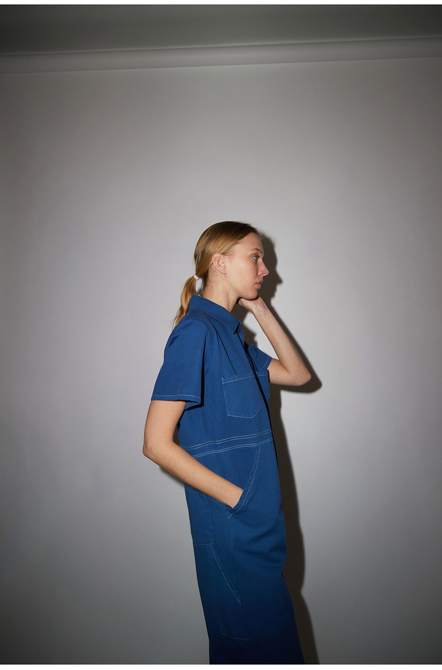 No.6 Freya Jumpsuit in Ocean