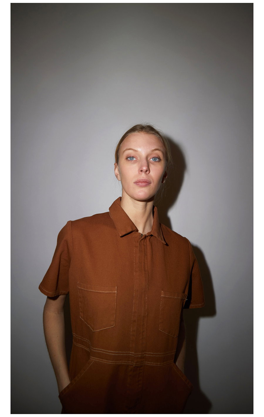 No.6 Freya Jumpsuit in Bark