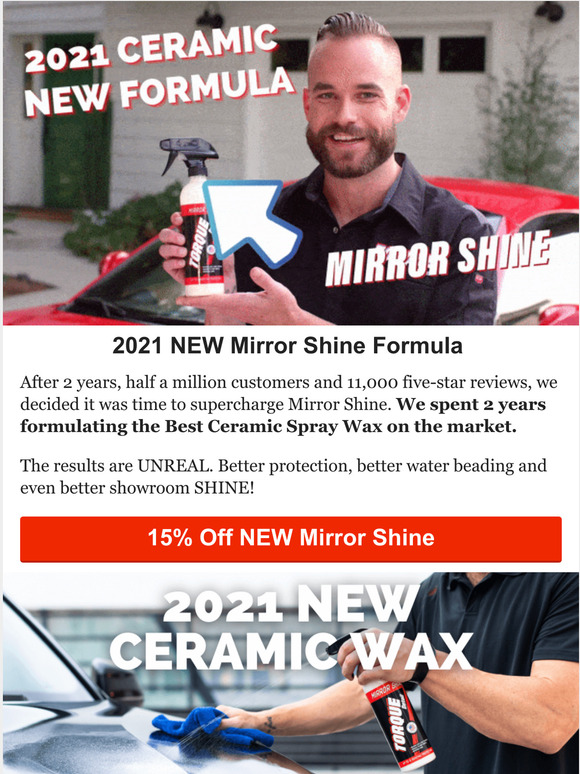 Torque Detail Mirror Shine + Ceramic = 2021 New Formula Milled