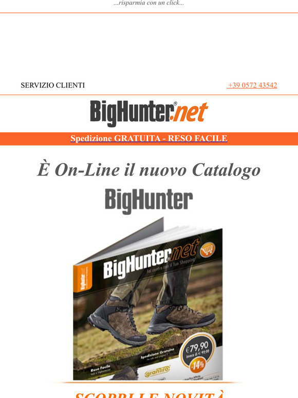 BigHunter Scopri il Nuovo Catalogo BigHunter Tante novit Milled