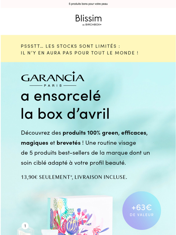 Une box magique 100% Garancia rien que pour vous