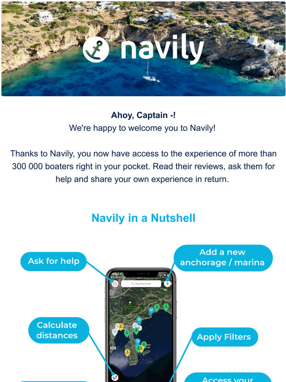 Welcome -Here are the top things to do on Navily