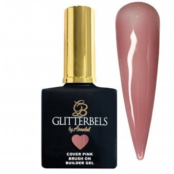 Gel Polish Brush On Builder Gel - Cover Pink 17ml (BGEL004)
