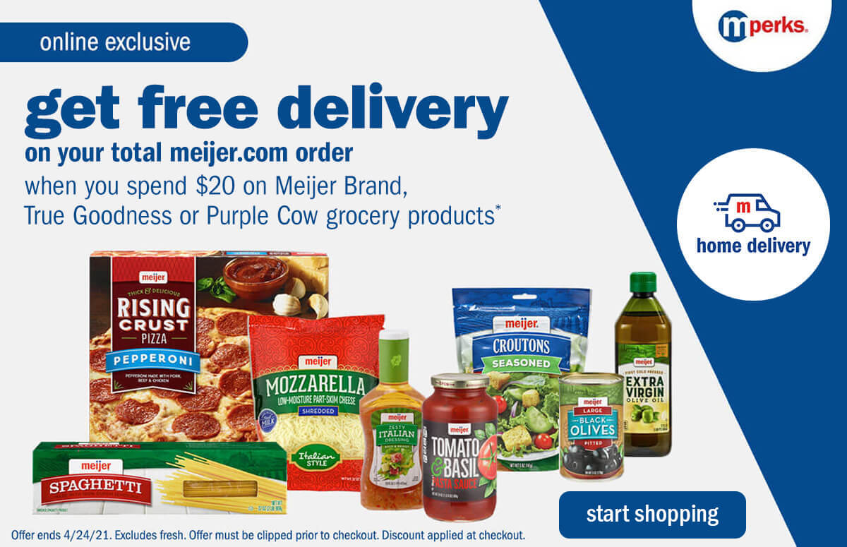 get free delivery on your total meijer.com order