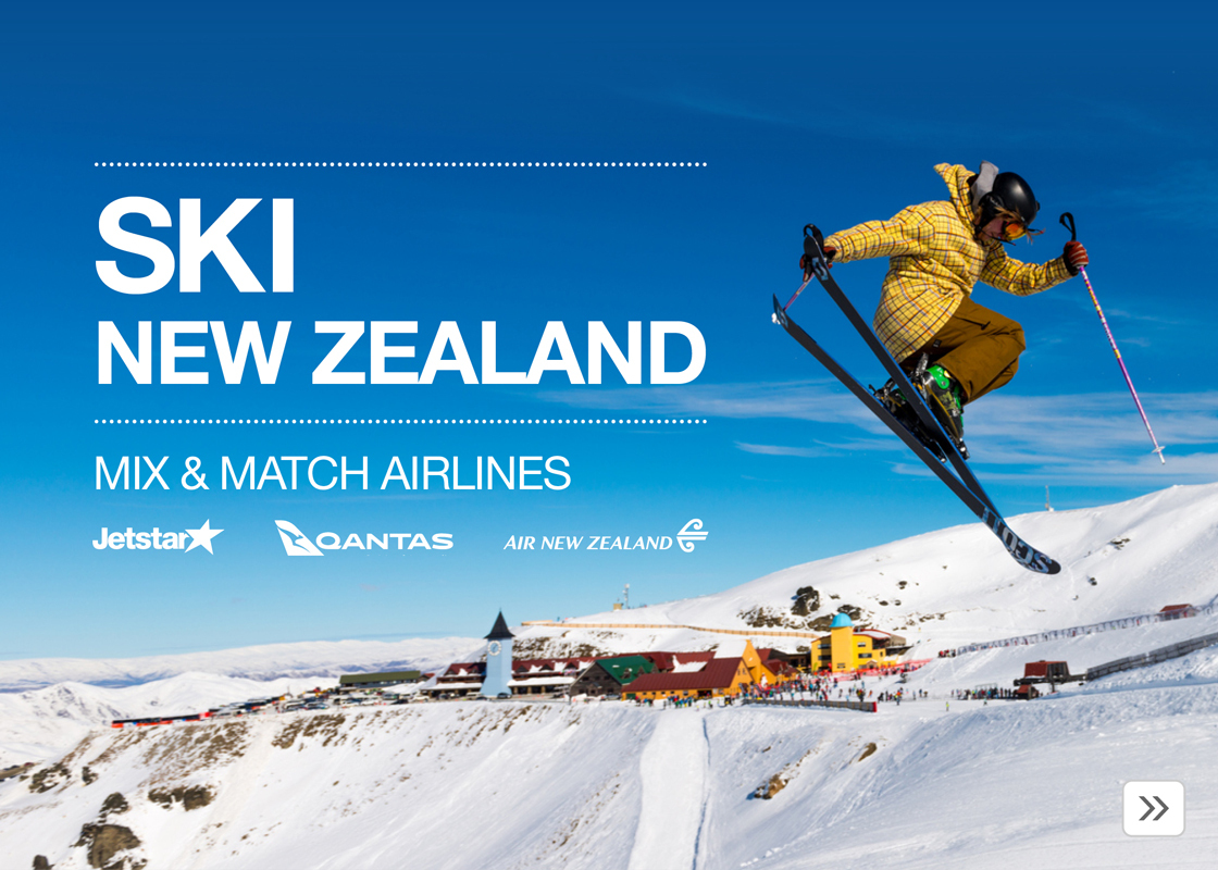 Webjet.com.au: Ski New Zealand Flights Fr $274 One Way | Milled