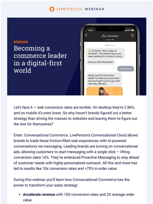 Apr 22: Becoming a commerce leader in a digital-first world