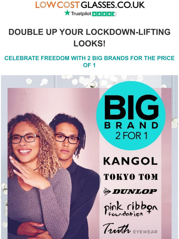 2 for 1 on your favourite brands -