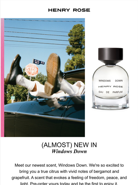 henry rose windows down eau de parfum