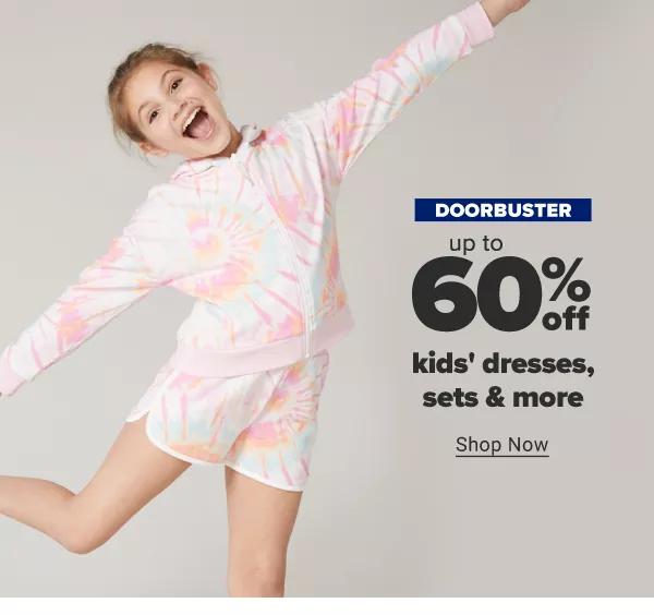 Doorbuster - Up to 60% off kids' dresses, sets & more. Shop Now.