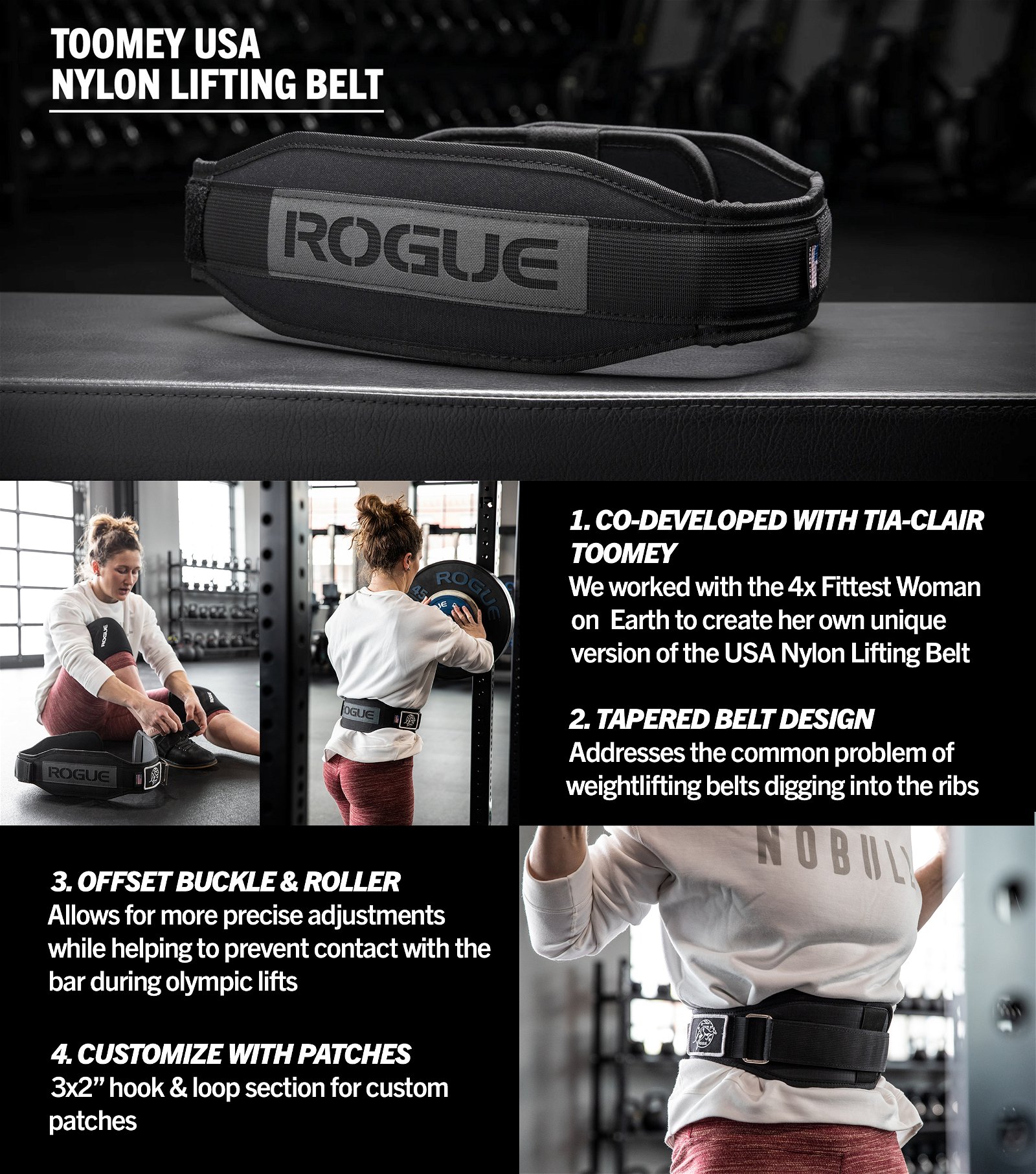 Rogue Fitness: Just Launched: Toomey USA Nylon Lifting Belt & 5.11