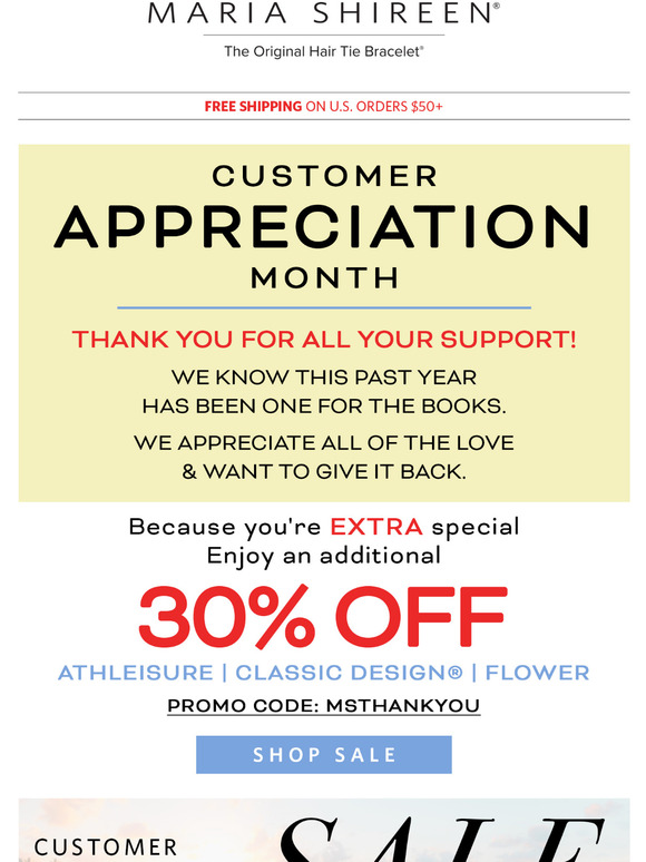 THANK YOU to all of our supporters