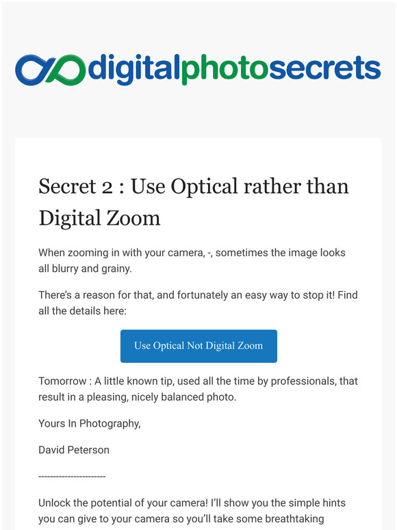 [Photo Secrets] -your Digital Photography Secret #2
