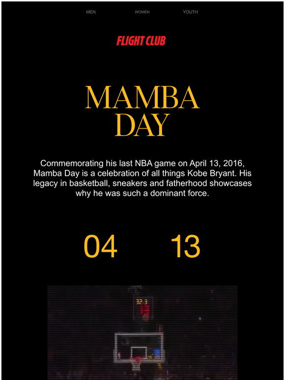 flight club: Celebrate Mamba Day | Milled