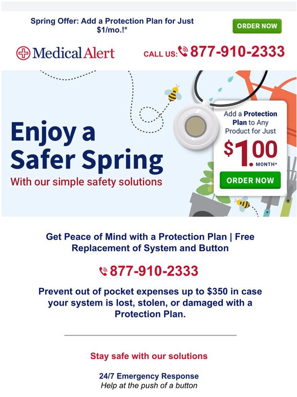 Spring Offer: Add a Protection Plan for Just $1/mo.!*
