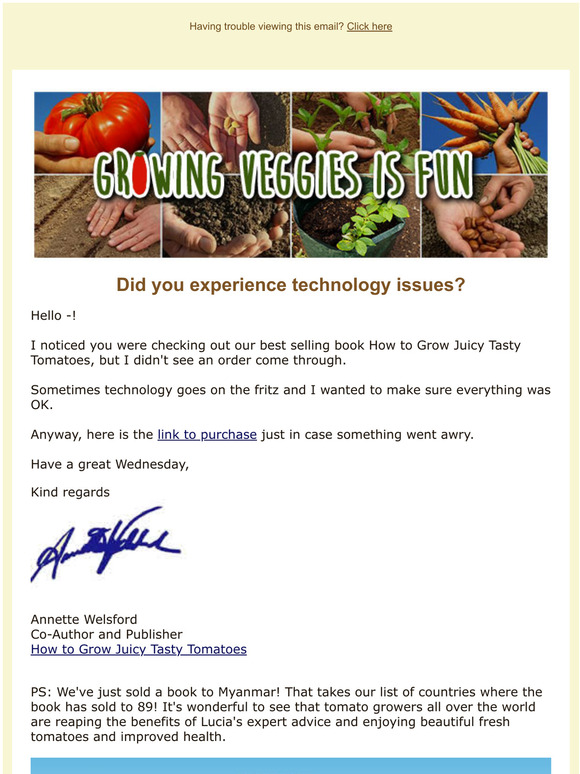 Did the technology malfunction?