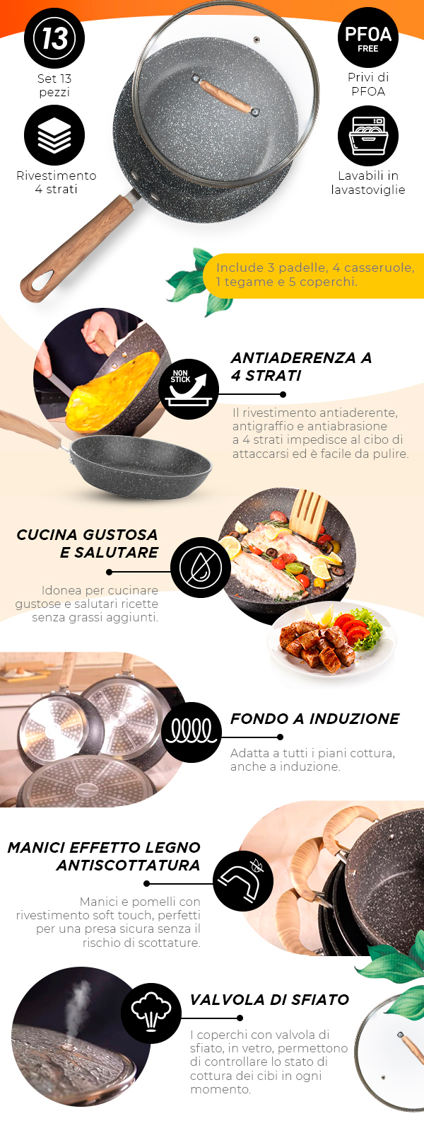 Kasanova: Batteria Grand Stone: protagonista in cucina!