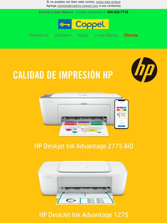 Coppel: Impresinate con estos productos de HP! | Milled