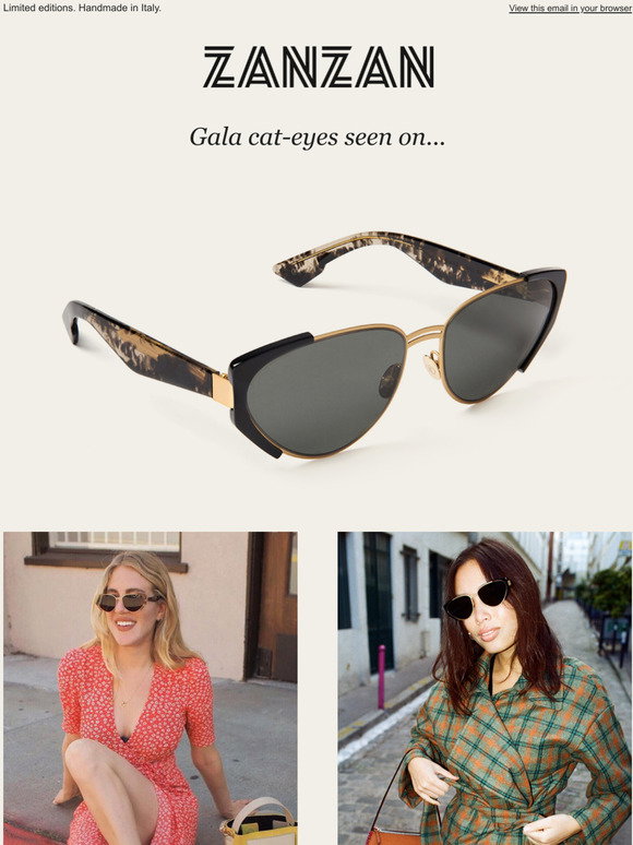 Brand new Zanzan Gala Sunglasses Zanzan Gala Sunglasses - Black | Garmentory main image 4