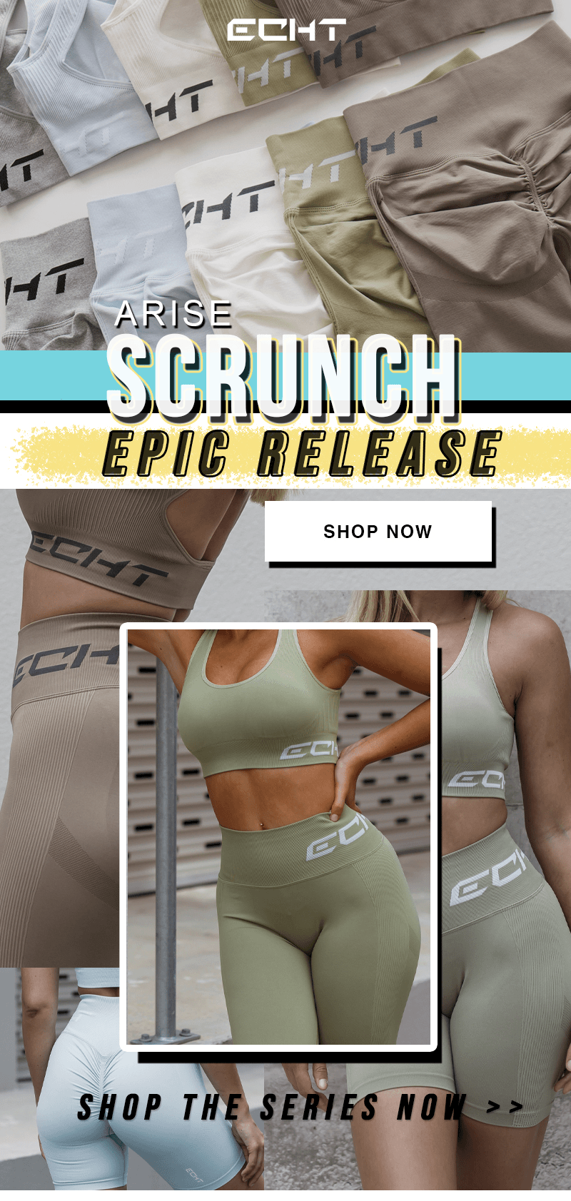 Echt - They're here. The Flare Leggings just dropped. Shop