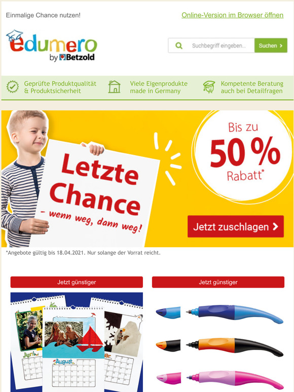 Unsere Top-Deals: bis zu 50 % Rabatt