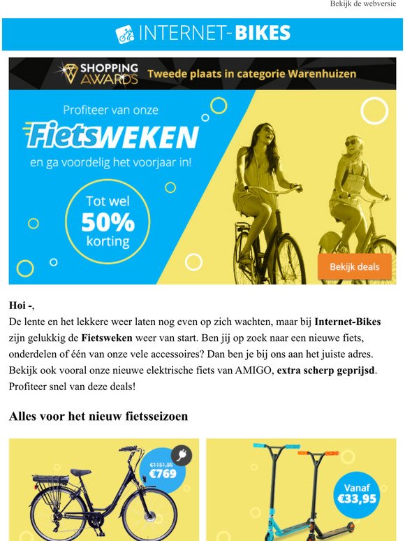 Internet-bikes.com: korting op fietsen, onderdelen en fietsaccessoires | Milled